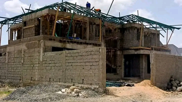 Commercial office complex facade